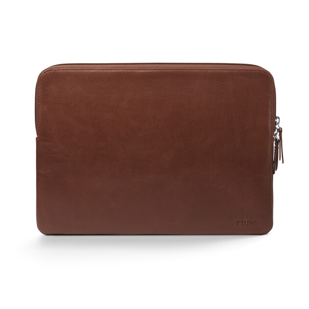 Trunk Leder Sleeve für MacBook Air/MacBook Pro 13", braun