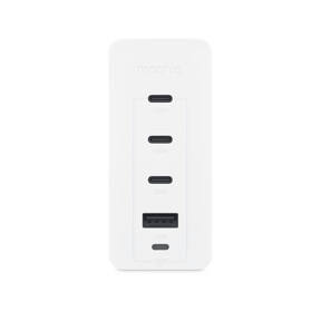 Mophie Speedport 120 4-Port GaN Ladegerät (120 W), weiß