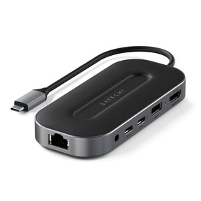 Satechi USB4 Multiport Adapter mit 2.5G Ethernet, space grau