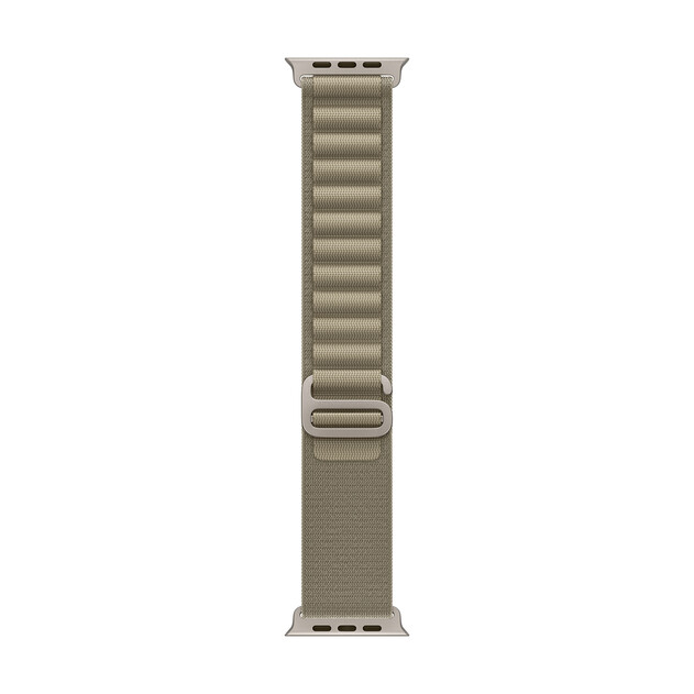 Apple Watch 49mm Alpine Loop, oliv, L