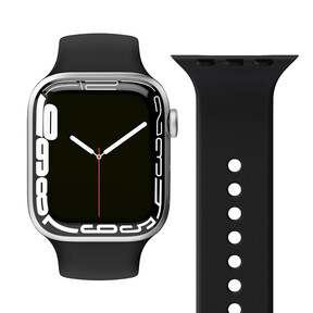 Vonmählen Silikon Loop One für Apple Watch 38/40/41 mm, schwarz