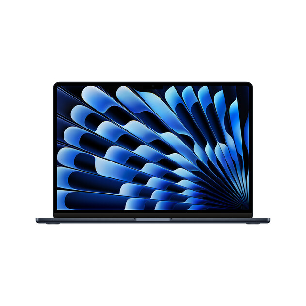 Sie sehen das Produktbild 01 von MacBook Air 15" M3 Chip 8-Core CPU und 10-Core GPU, 16GB, 512GB SSD, mitternacht> MacBook Air 15" M3 Chip 8-Core CPU und 10-Core GPU, 16GB, 512GB SSD, mitternacht>