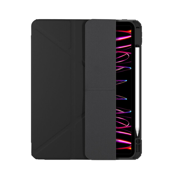 dbramante London Multi-View Slim Folio Case für iPad Pro 11" (2024/5. Gen), schwarz