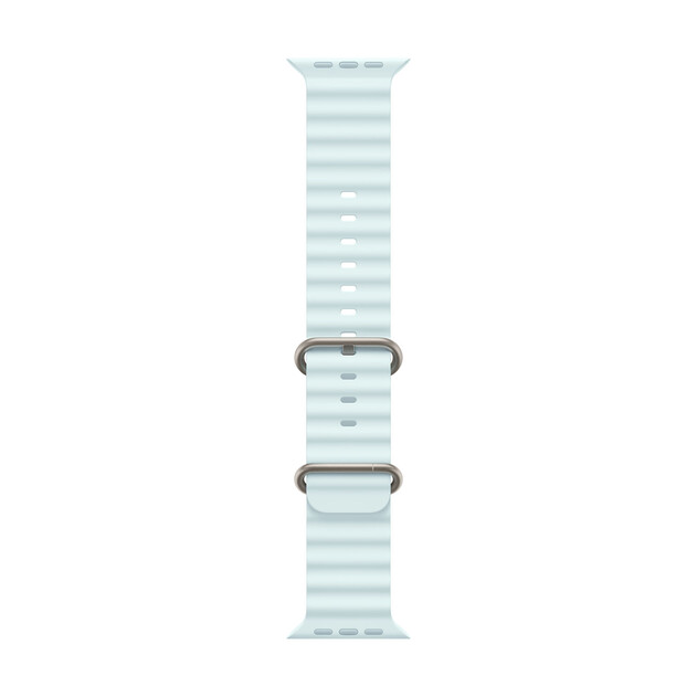 Sie sehen das Produktbild 01 von Apple Watch 49mm Ocean-Armband, kristallblau - Gehäusefarbe natur Apple Watch 49mm Ocean-Armband, kristallblau - Gehäusefarbe natur