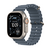 Apple Watch Ultra 3 GPS + Cellular, 49 mm Titangehäuse Natur, Ocean Armband Maritimblau
