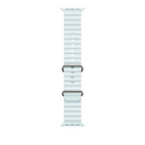 49 mm Ocean Armband Kristallblau – Titan Natur