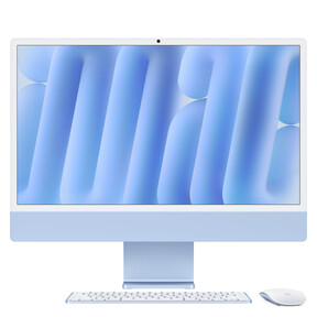 24&amp;quot; iMac mit Retina 4,5K Display: Apple M4 Chip mit 8‑Core CPU und 8‑Core GPU, 256 GB SSD - Blau